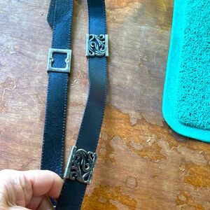 3/$15. Women’s black leather belt